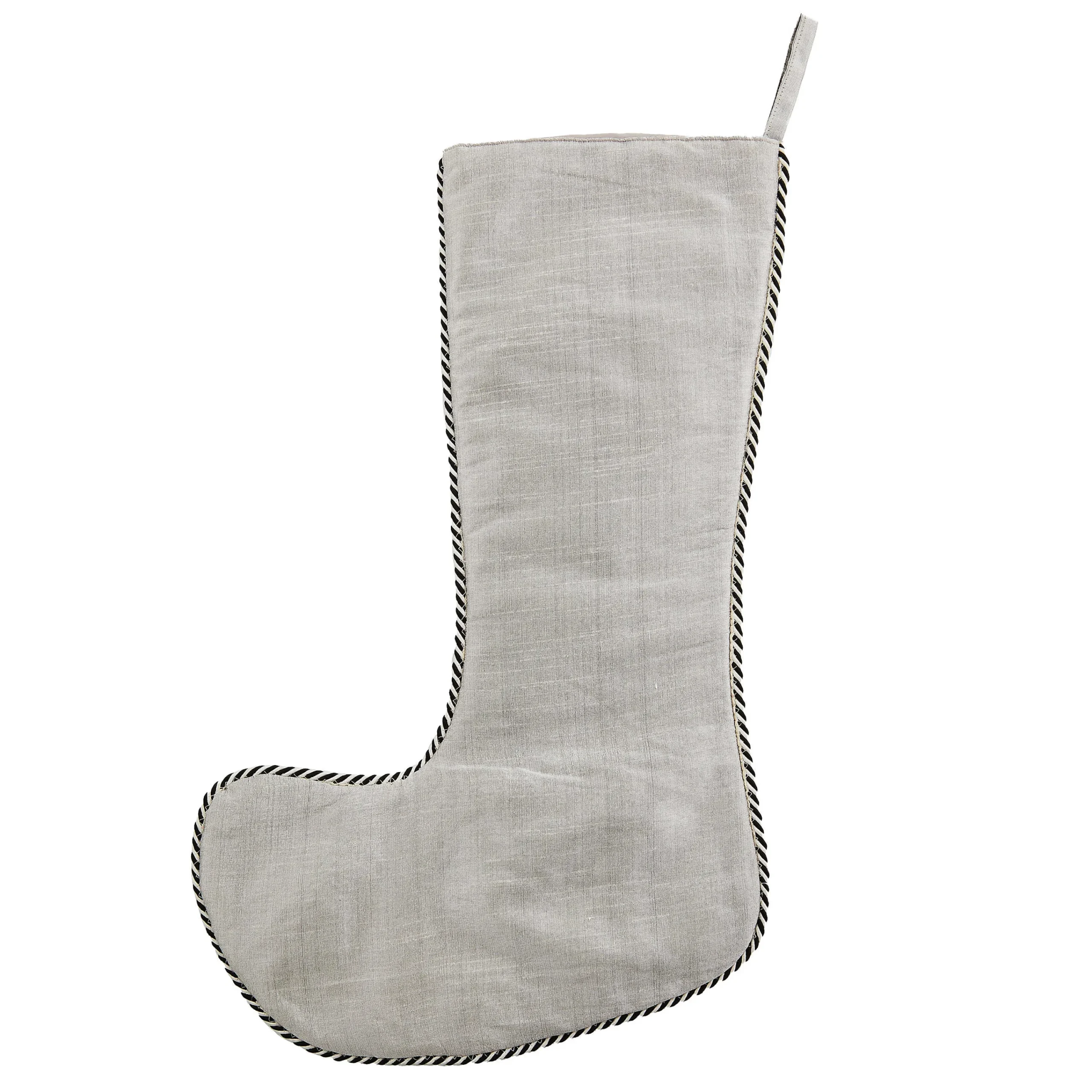 MacKenzie-Childs Holiday Swan Velvet Stocking| Holiday|Room Accents