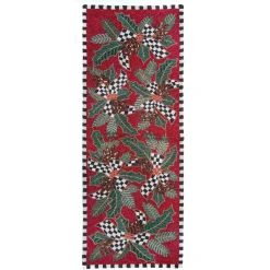MacKenzie-Childs Holly Holiday Beaded Runner| Holiday|Table Accessories