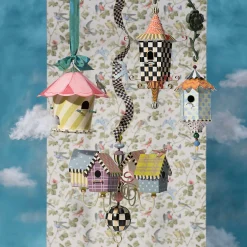 MacKenzie-Childs Hollyhock Birdhouse| Spring|Outdoor