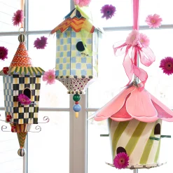 MacKenzie-Childs Hollyhock Birdhouse| Spring|Outdoor