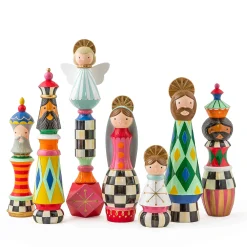 MacKenzie-Childs Holy Night Nativity Set| Holiday|Decor Sets