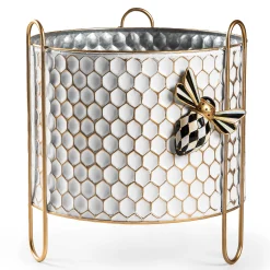 MacKenzie-Childs Honeycomb Large Tin Planter| Spring|Greenery & Florals