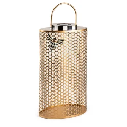 MacKenzie-Childs Honeycomb Large Tin Solar Lantern| Spring|The Fall Shop