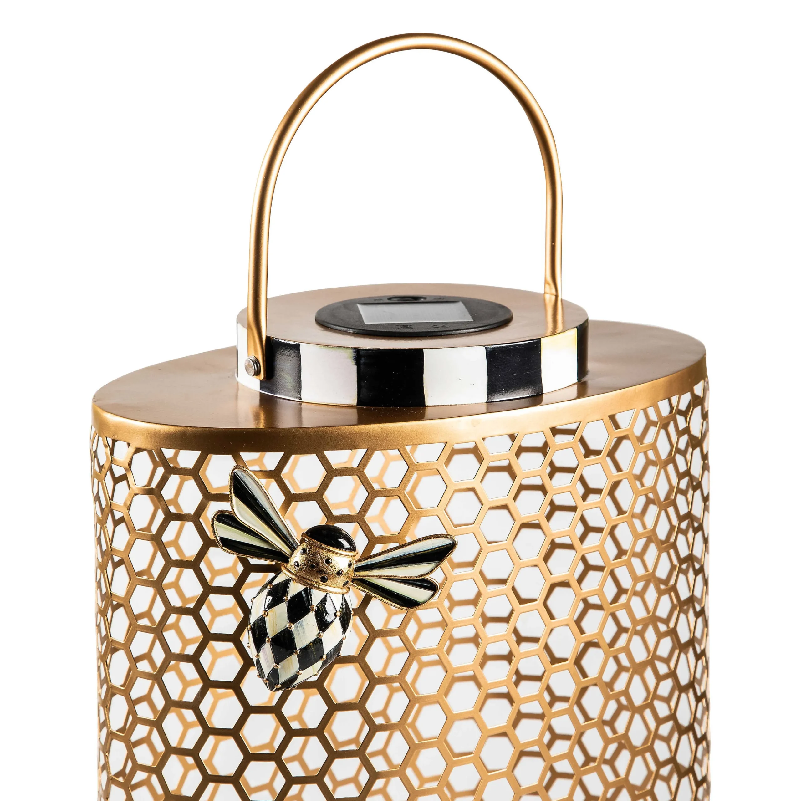 MacKenzie-Childs Honeycomb Large Tin Solar Lantern| Spring|The Fall Shop