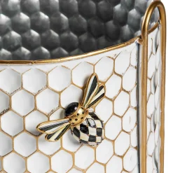 MacKenzie-Childs Honeycomb Small Tin Planter| Spring|Greenery & Florals