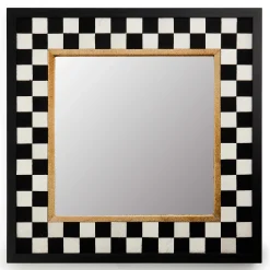 MacKenzie-Childs Hopscotch Check Square Wall Mirror| Room Accents