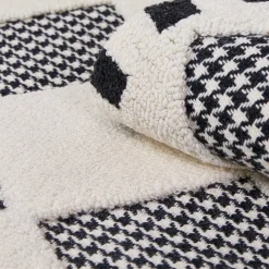 MacKenzie-Childs Houndstooth Check Diamond 3' x 5' Rug| Rugs
