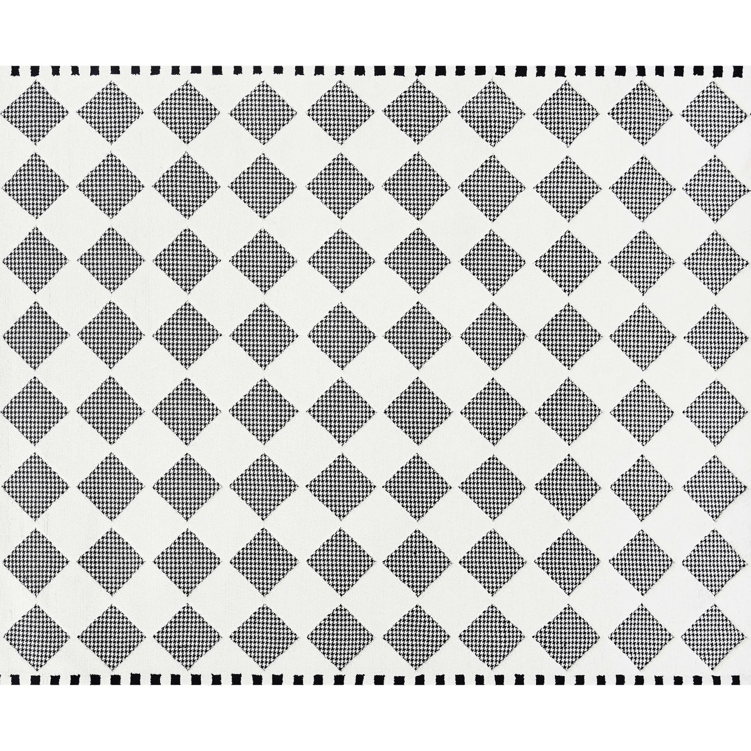 MacKenzie-Childs Houndstooth Check Diamond 8' x 10' Rug| Rugs
