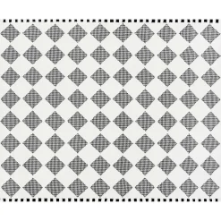 MacKenzie-Childs Houndstooth Check Diamond 8' x 10' Rug| Rugs