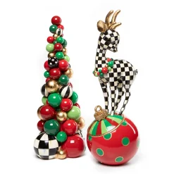 MacKenzie-Childs Jolly Holiday Bauble Tree| Holiday|Room Accents