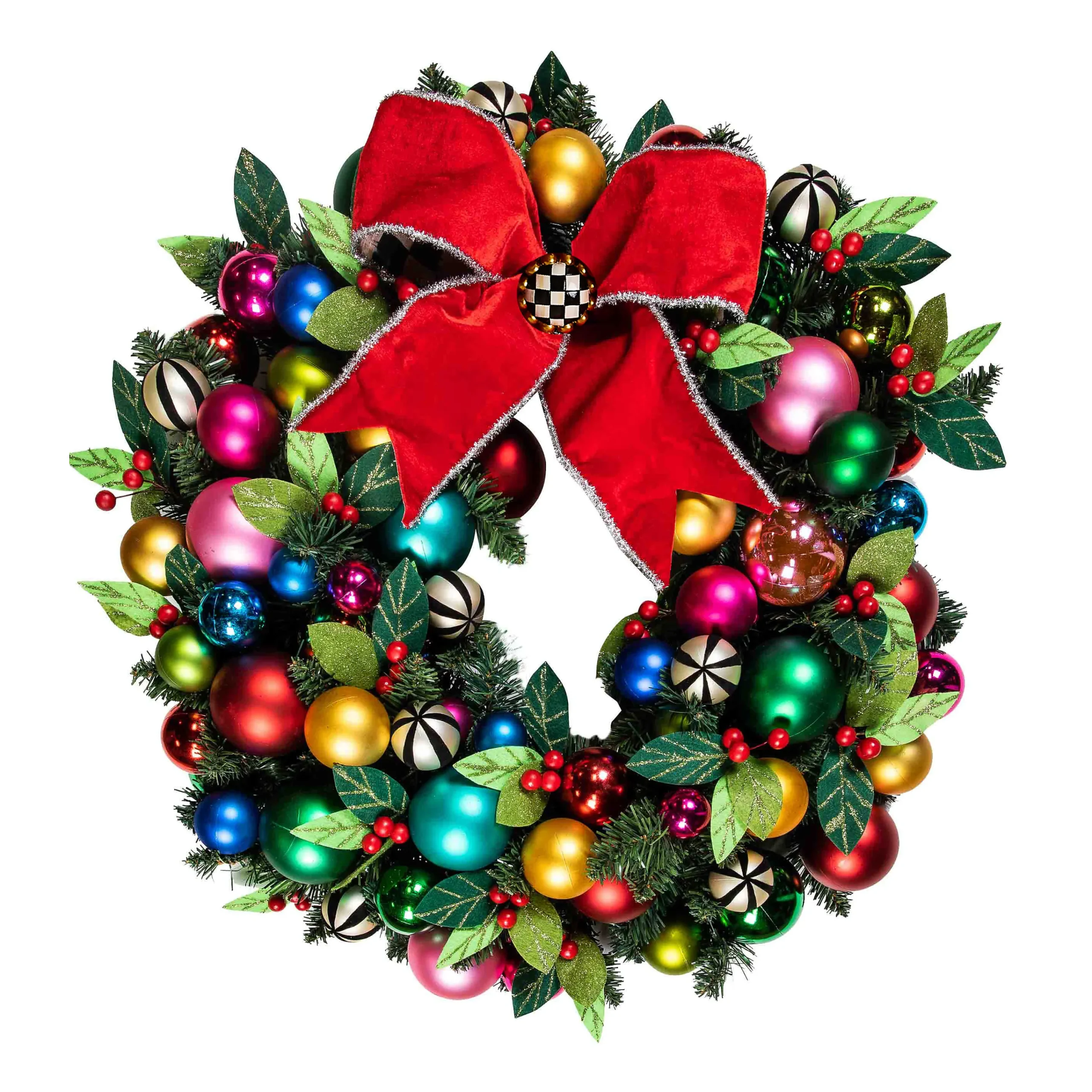 MacKenzie-Childs Jubilee Wreath| Holiday|Greenery & Florals