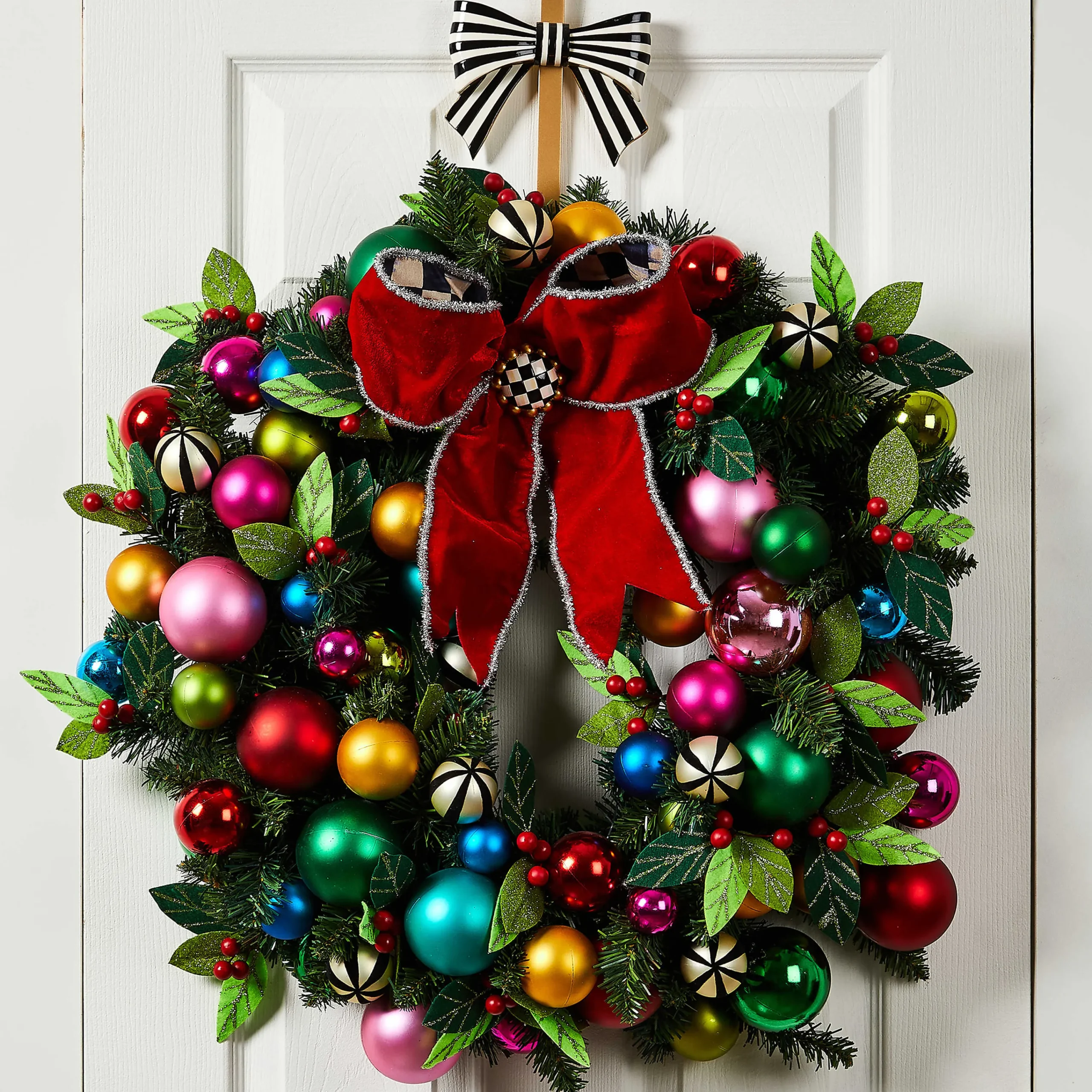 MacKenzie-Childs Jubilee Wreath| Holiday|Greenery & Florals