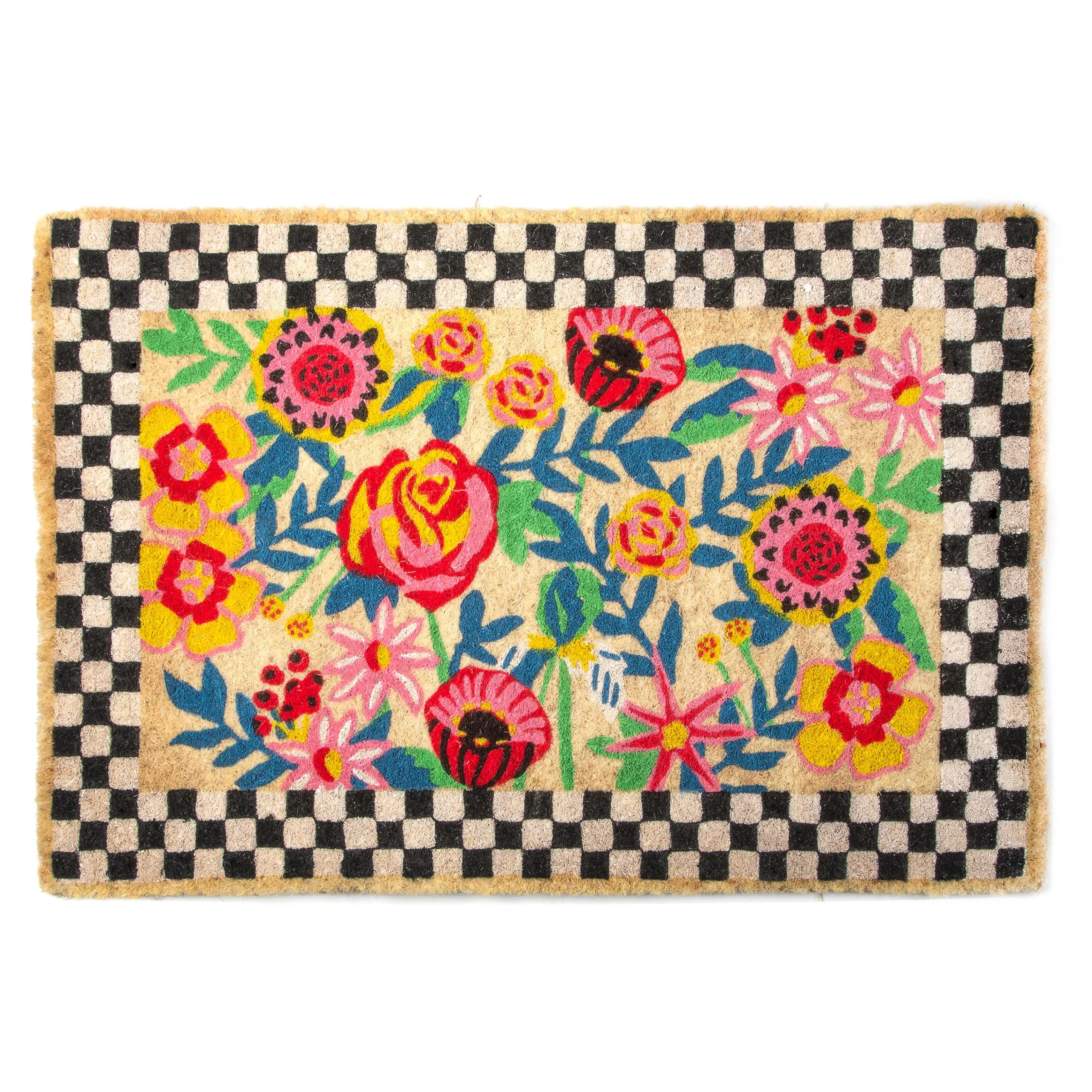 MacKenzie-Childs Kira's Garden Entrance Mat| Spring|Outdoor