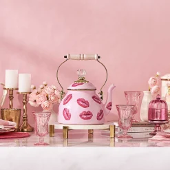 MacKenzie-Childs Kiss Me 2 Quart Tea Kettle| Fall Entertaining|Tea Kettles