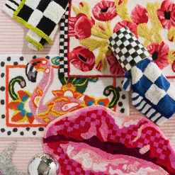 MacKenzie-Childs Kiss My Feet Bath Rug| Bath & Bath Accessories