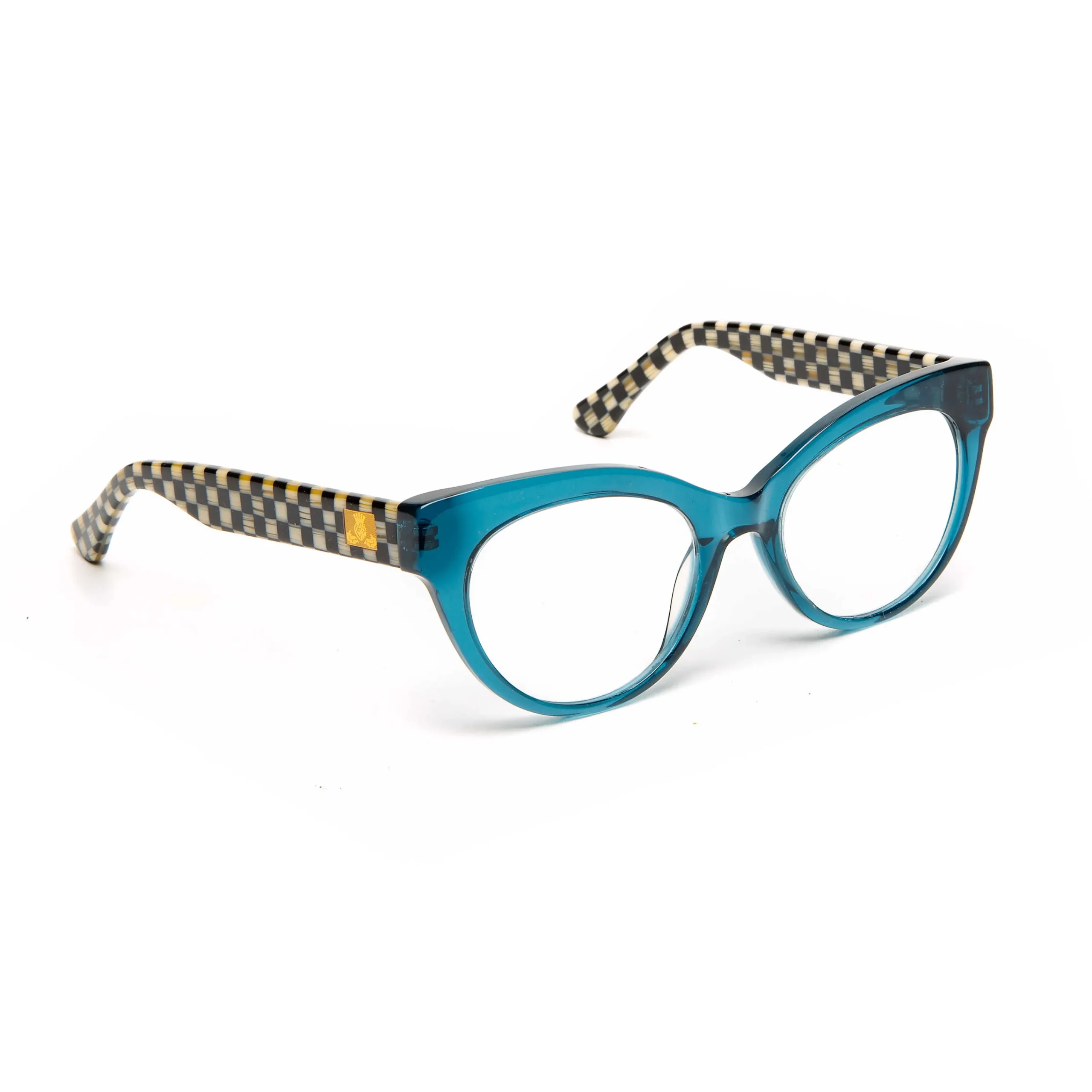 MacKenzie-Childs Kitty Readers - Turquoise - x1.5| Accessories