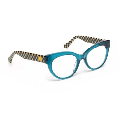 MacKenzie-Childs Kitty Readers - Turquoise - x3.0| Accessories