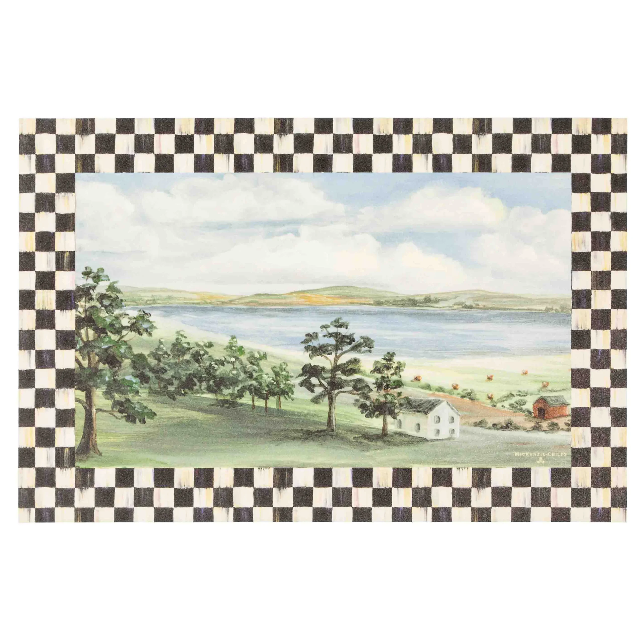 MacKenzie-Childs Landscape Floor Mat - 2' x 3'| Rugs