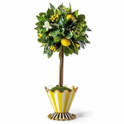 MacKenzie-Childs Lemon Tabletop Topiary| Spring|Greenery & Florals