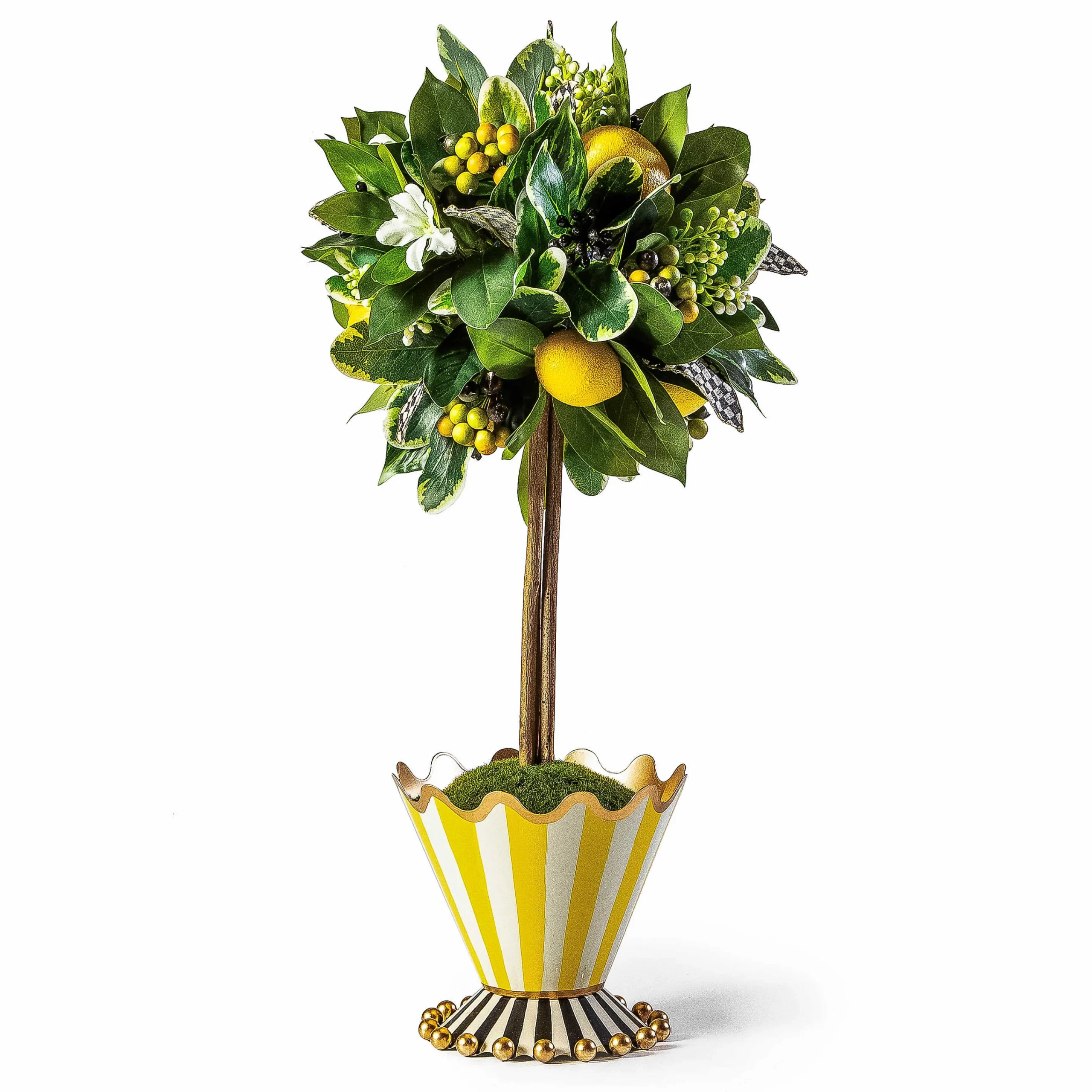 MacKenzie-Childs Lemon Tabletop Topiary| Spring|Greenery & Florals