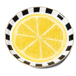 MacKenzie-Childs Lemon Trinket Dish| Spring|Room Accents