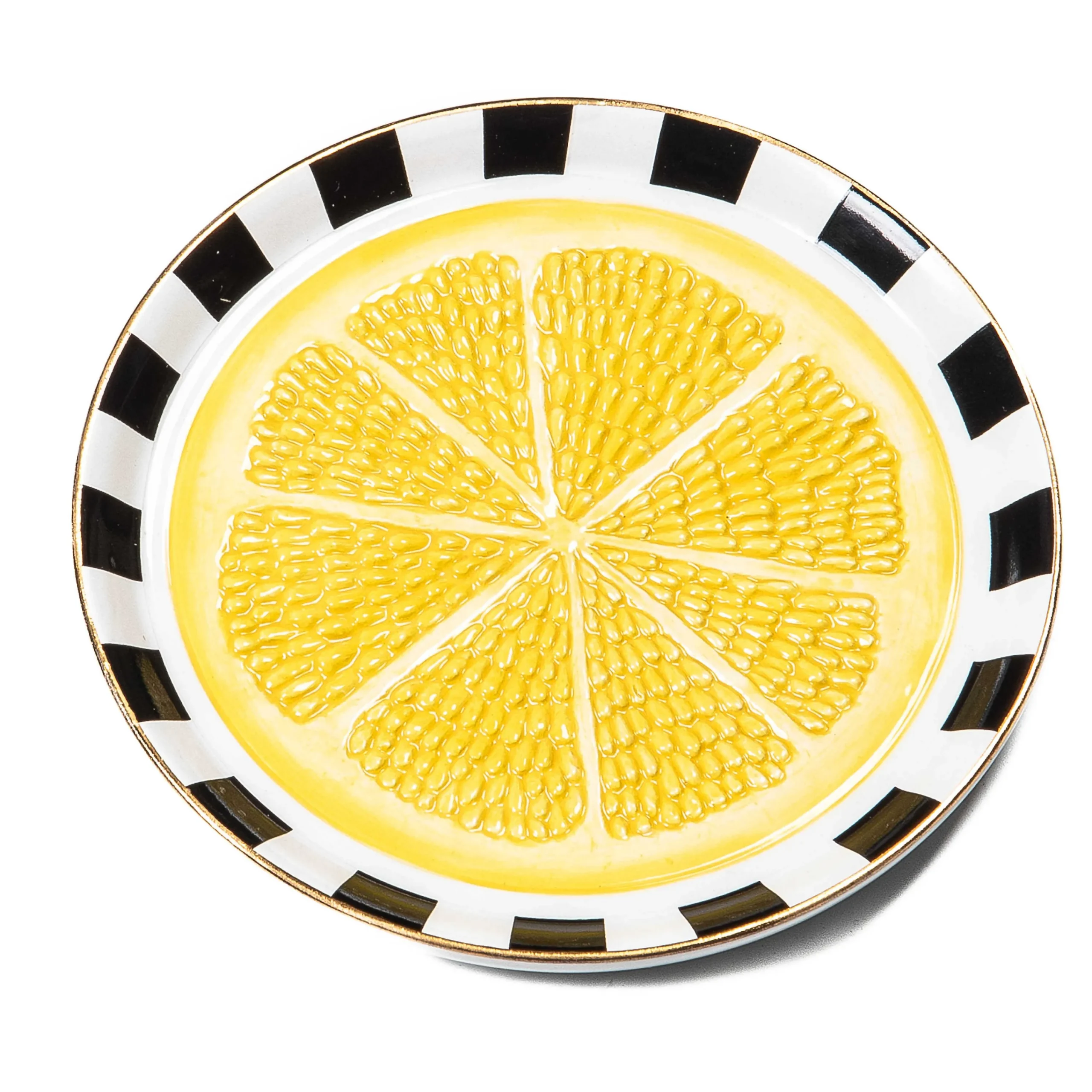 MacKenzie-Childs Lemon Trinket Dish| Spring|Room Accents