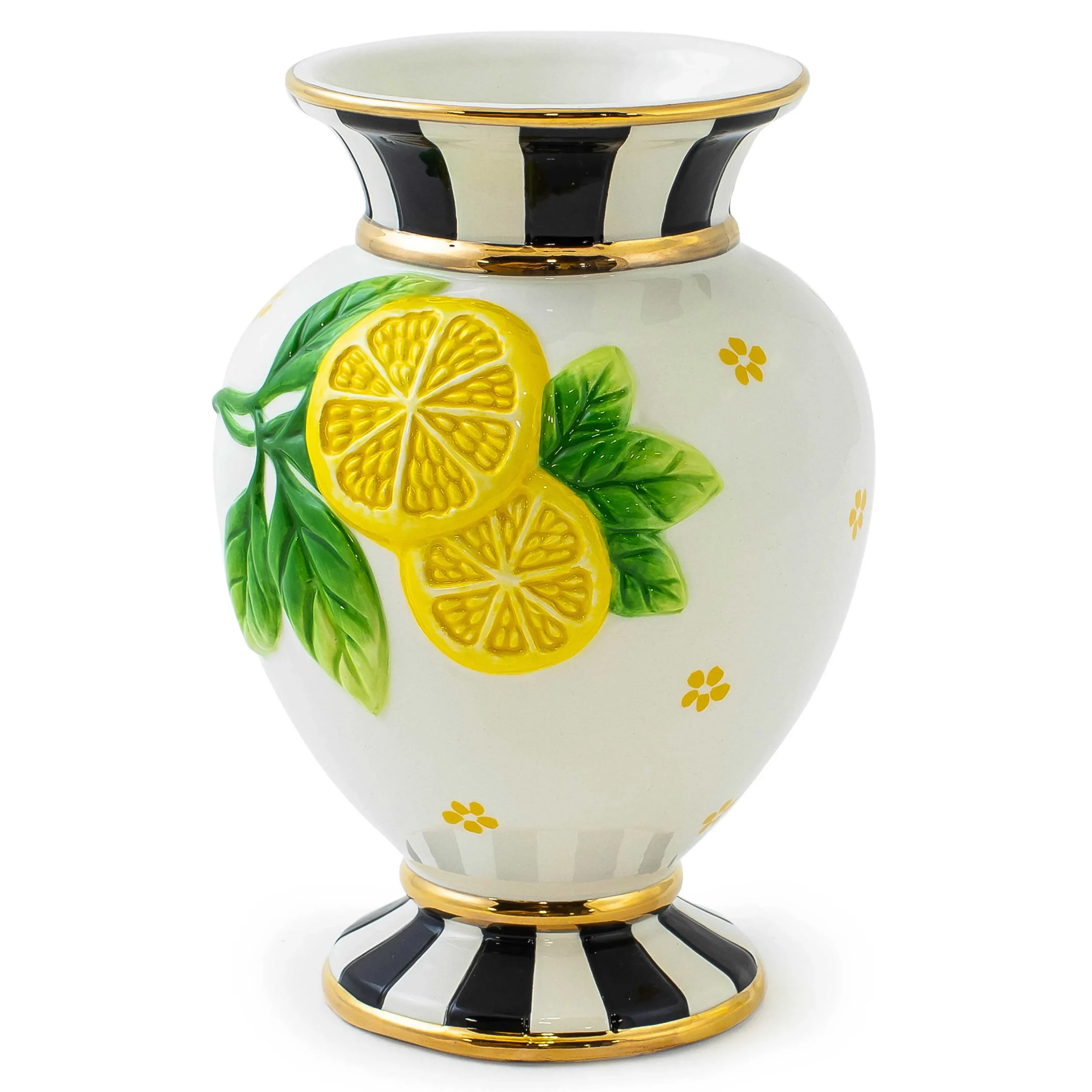 MacKenzie-Childs Lemon Vase| Spring|Room Accents