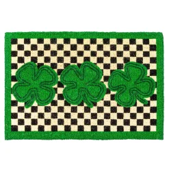 MacKenzie-Childs Lucky Clover Entrance Mat| Spring|Outdoor