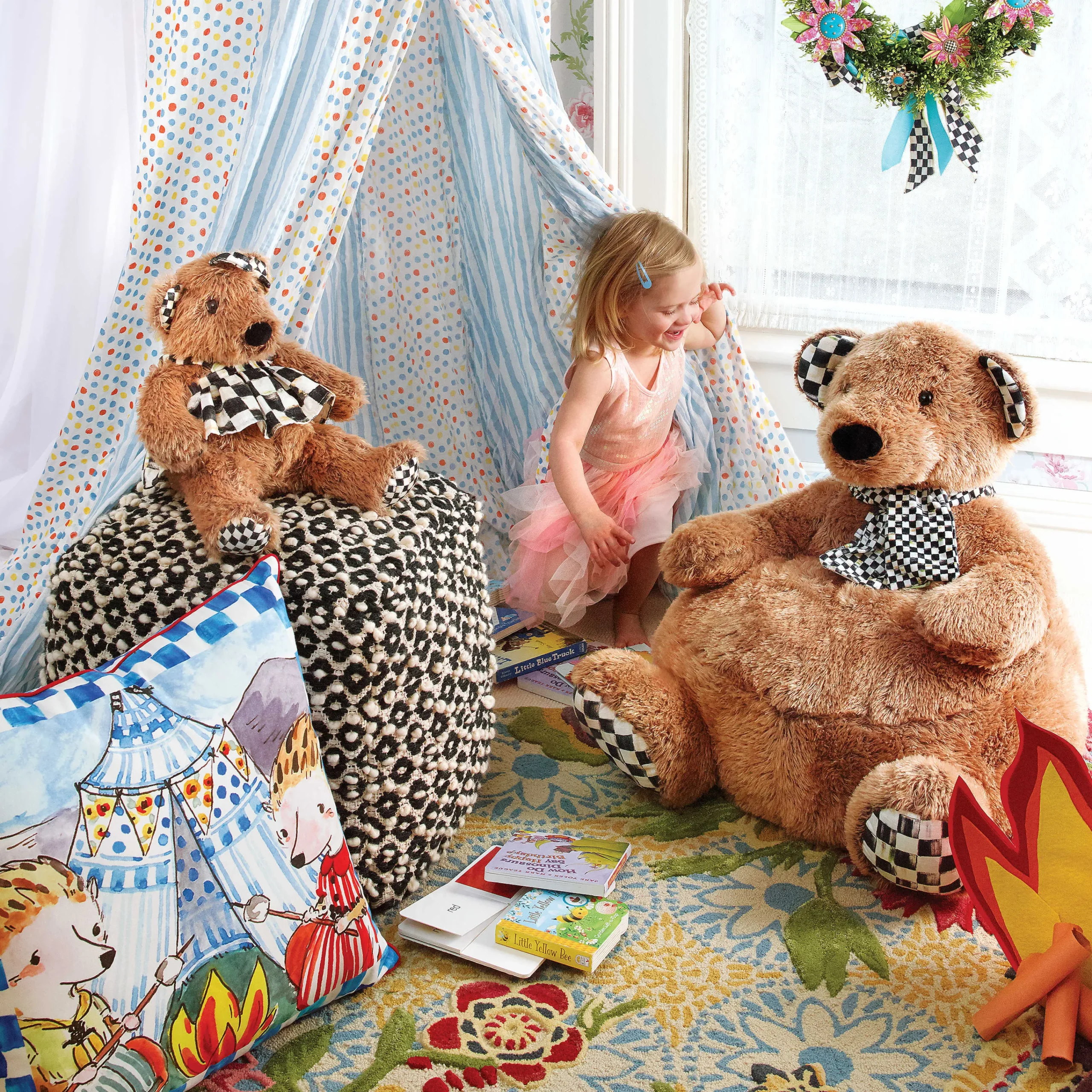 MacKenzie-Childs Mac Bear Chair| Room Accents