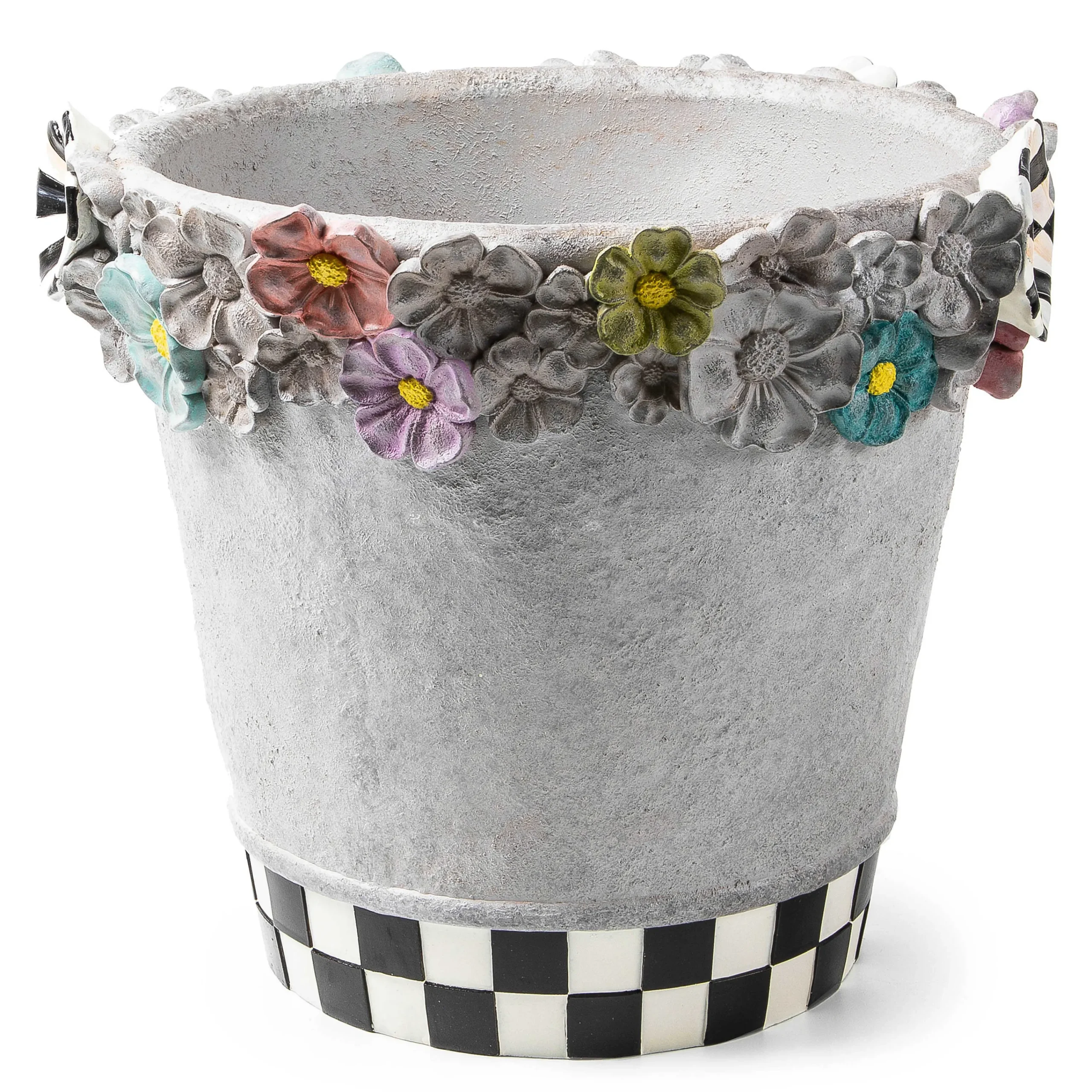 MacKenzie-Childs Maia Large Pot| Spring|Greenery & Florals
