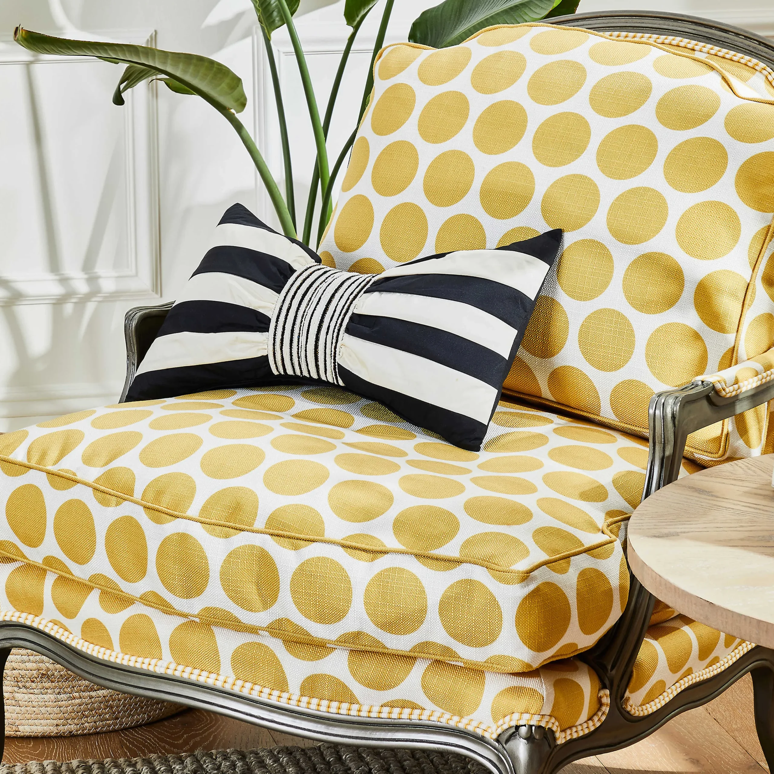 MacKenzie-Childs Marquee Bow Throw Pillow| Pillows, Throws, & Cushions