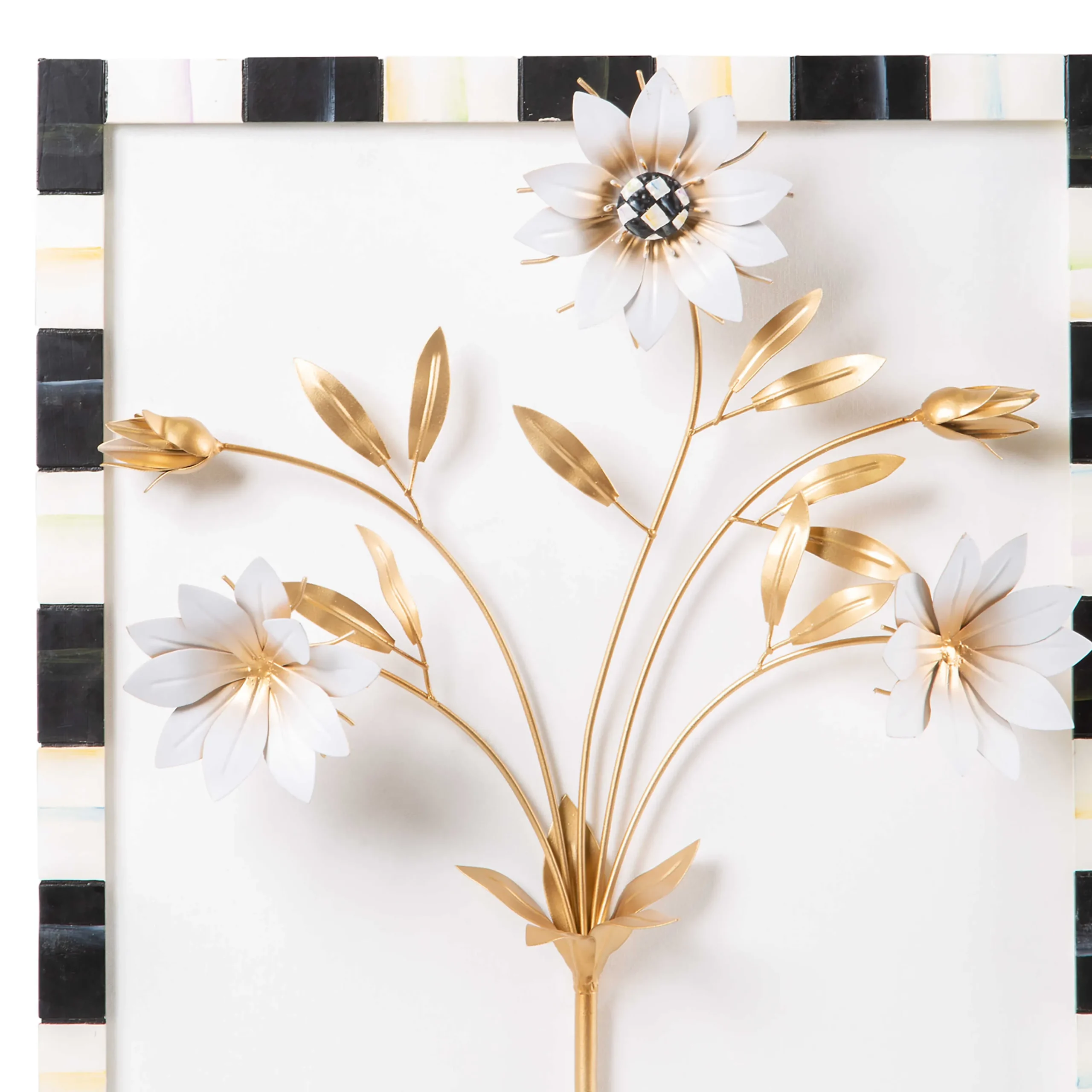 MacKenzie-Childs Marquee Daisy Wall Art| Room Accents