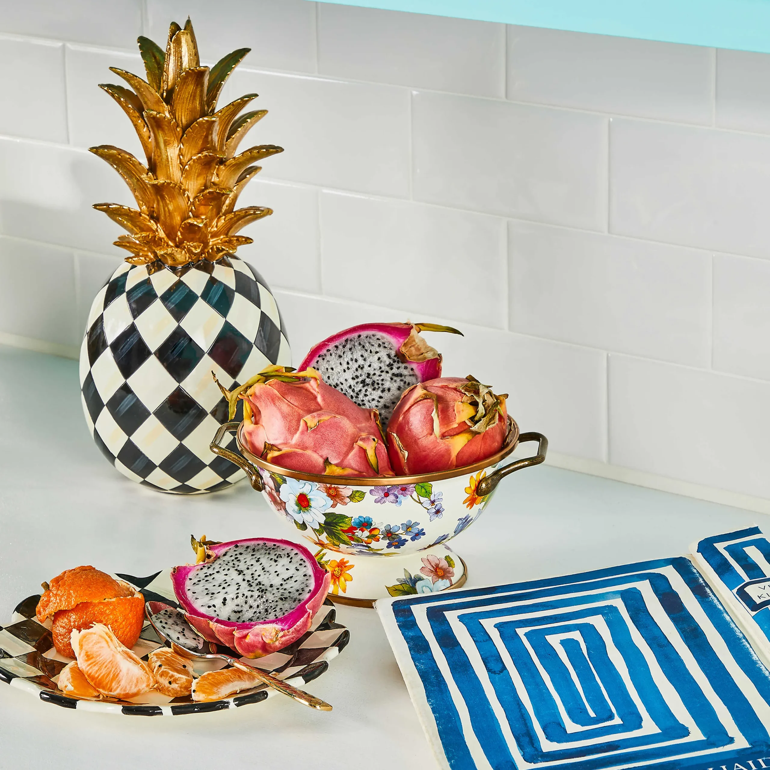 MacKenzie-Childs Marquee Pineapple| Room Accents