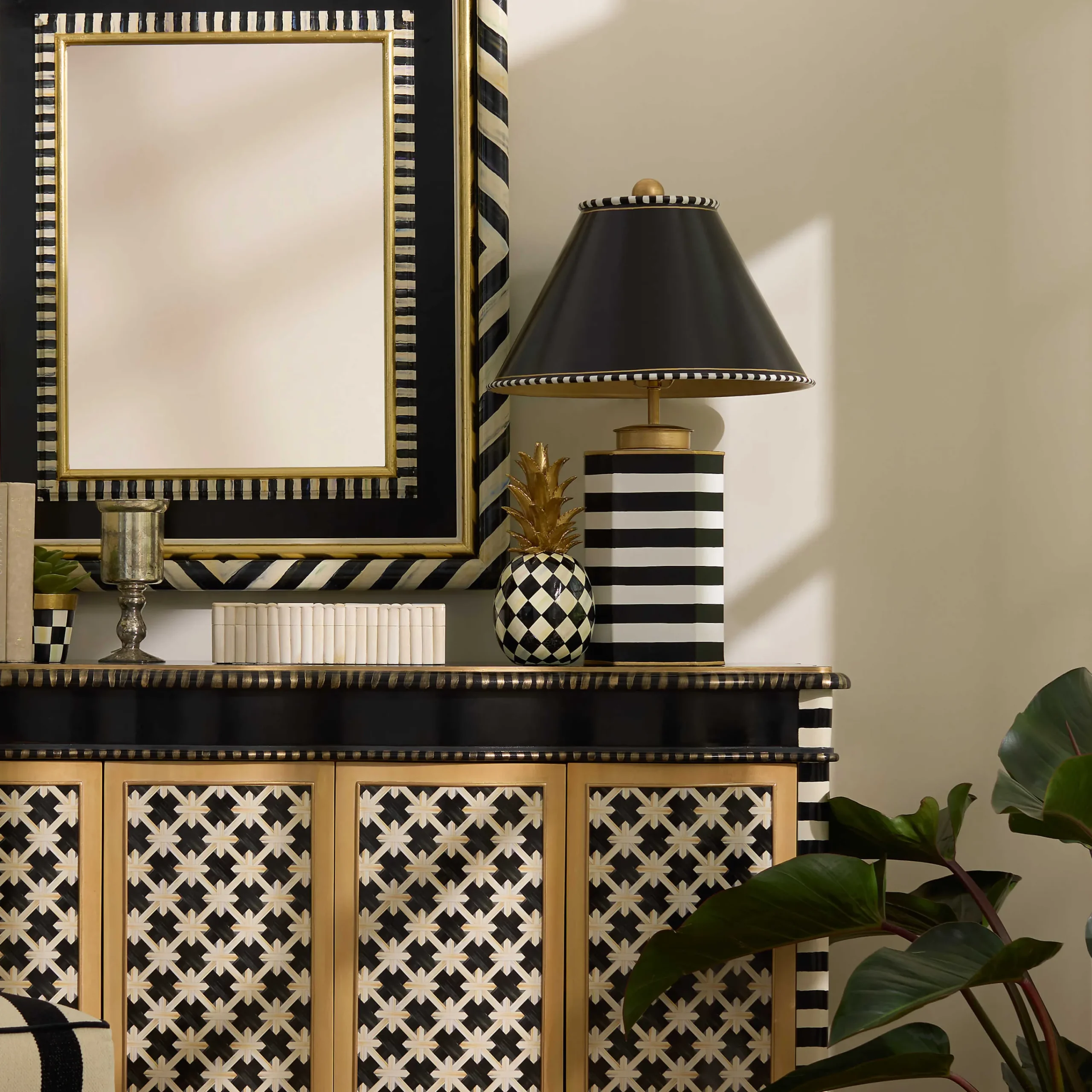 MacKenzie-Childs Marquee Pineapple| Room Accents