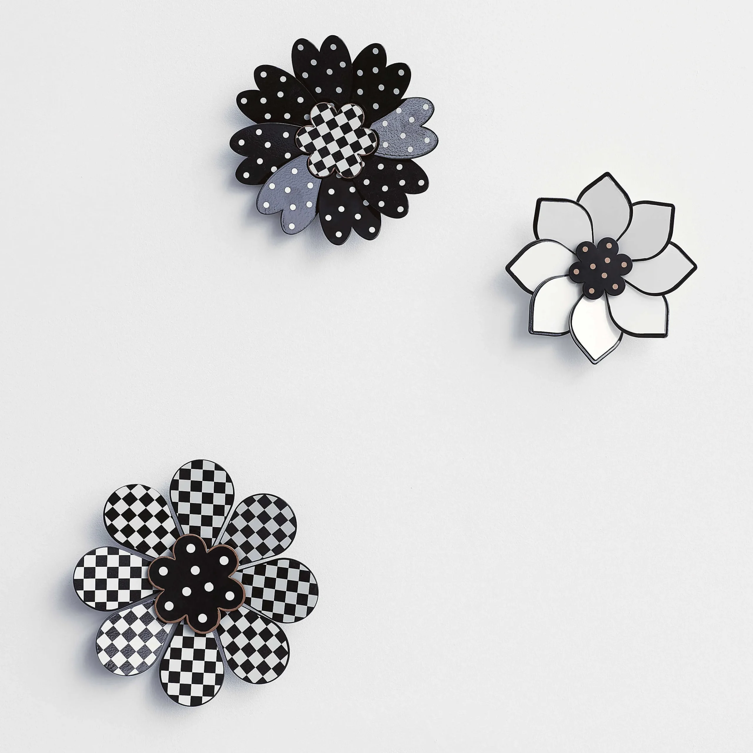 MacKenzie-Childs Marquee Wall Flowers, Set of 3| Room Accents
