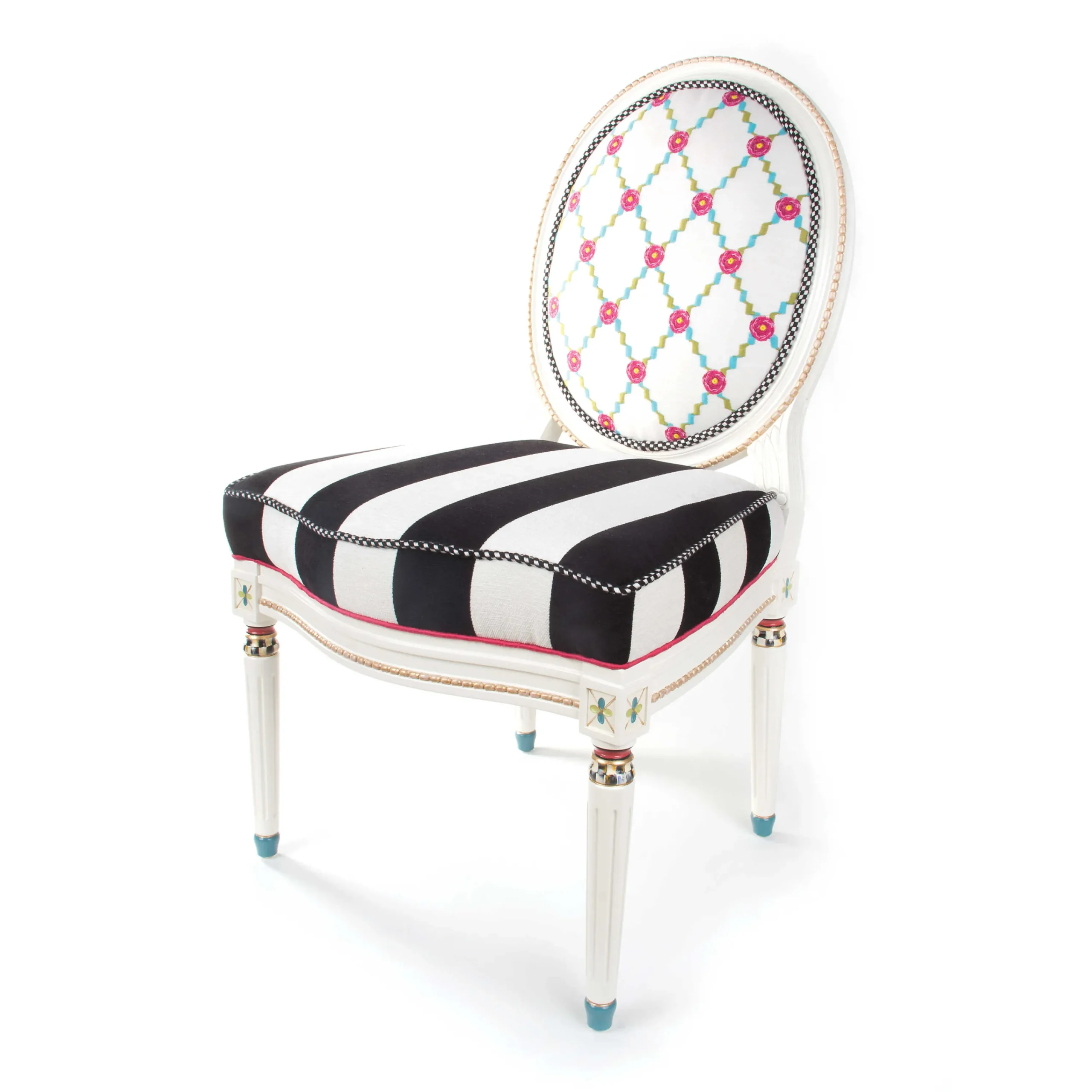 MacKenzie-Childs Merrifield Side Chair| Dining Room & Kitchen