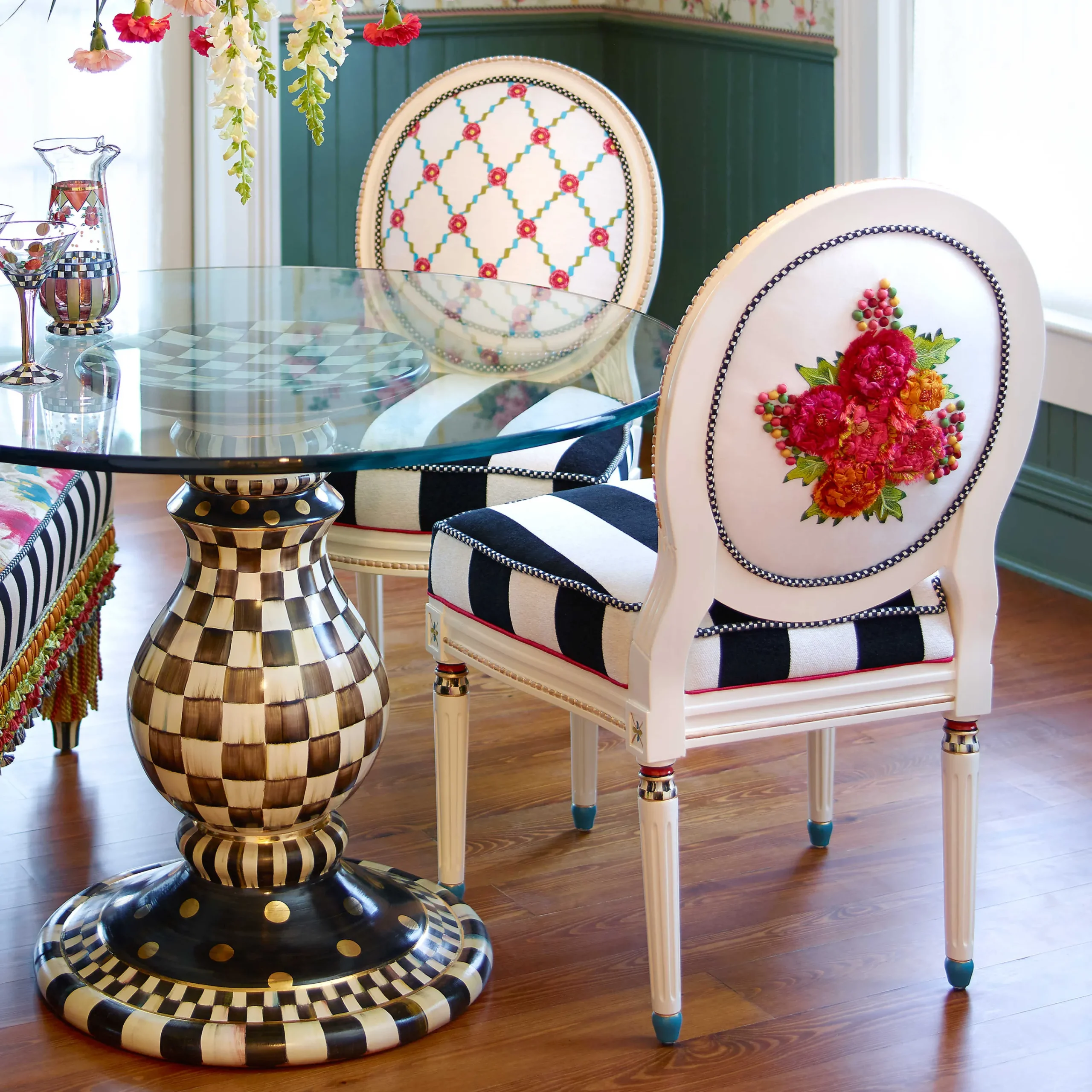 MacKenzie-Childs Merrifield Side Chair| Dining Room & Kitchen