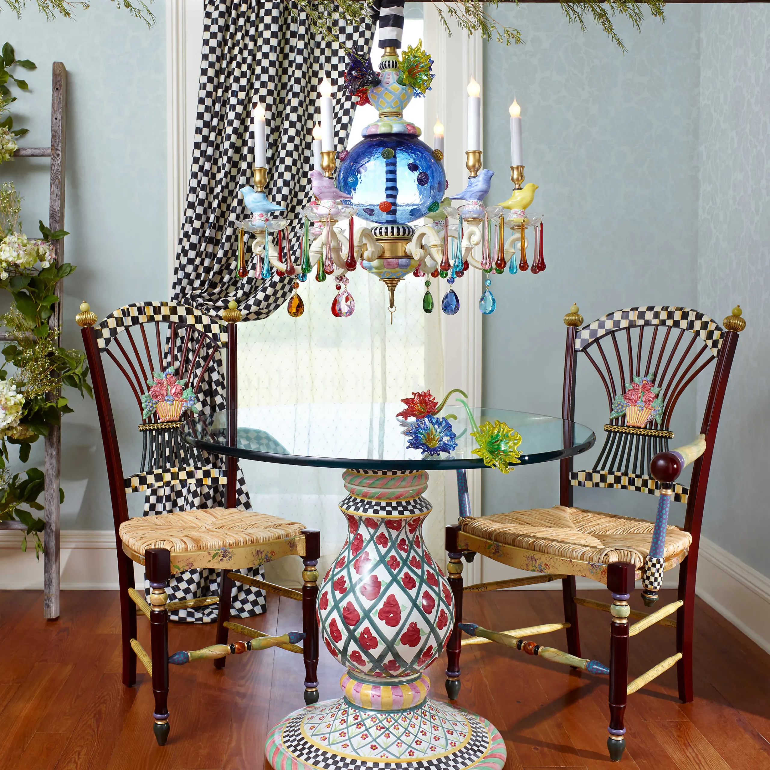 MacKenzie-Childs Merrifield Small Chandelier| Lighting