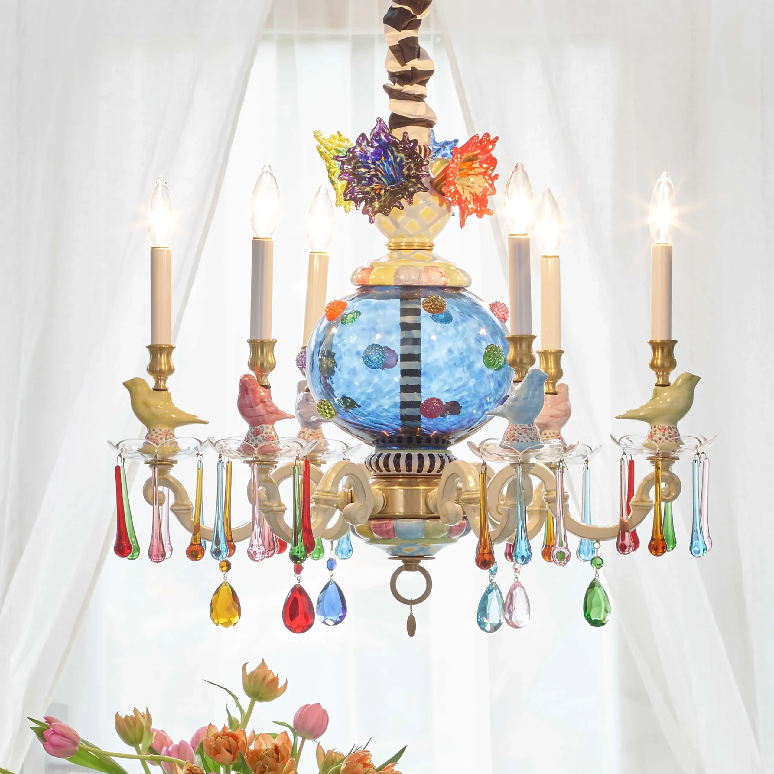 MacKenzie-Childs Merrifield Small Chandelier| Lighting