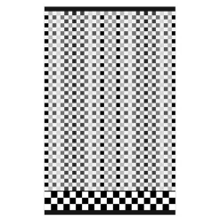 MacKenzie-Childs Micro Check Black White Hand Towel| Bath & Bath Accessories