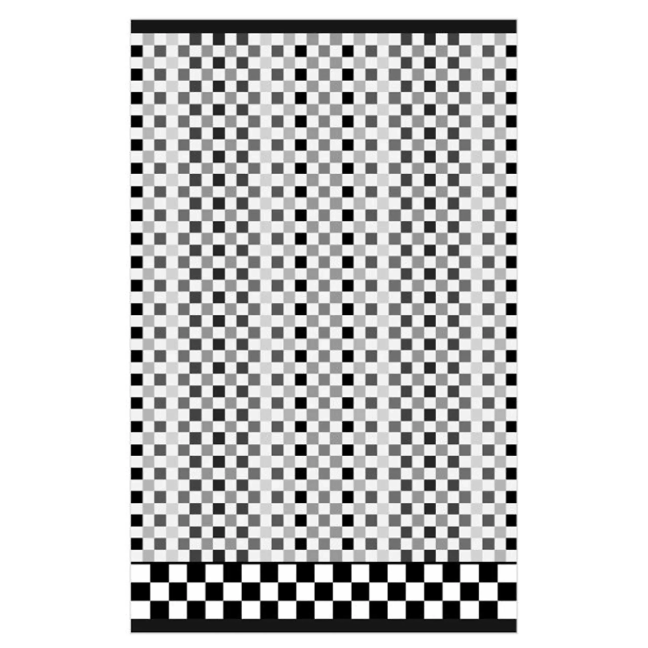 MacKenzie-Childs Micro Check Black White Hand Towel| Bath & Bath Accessories