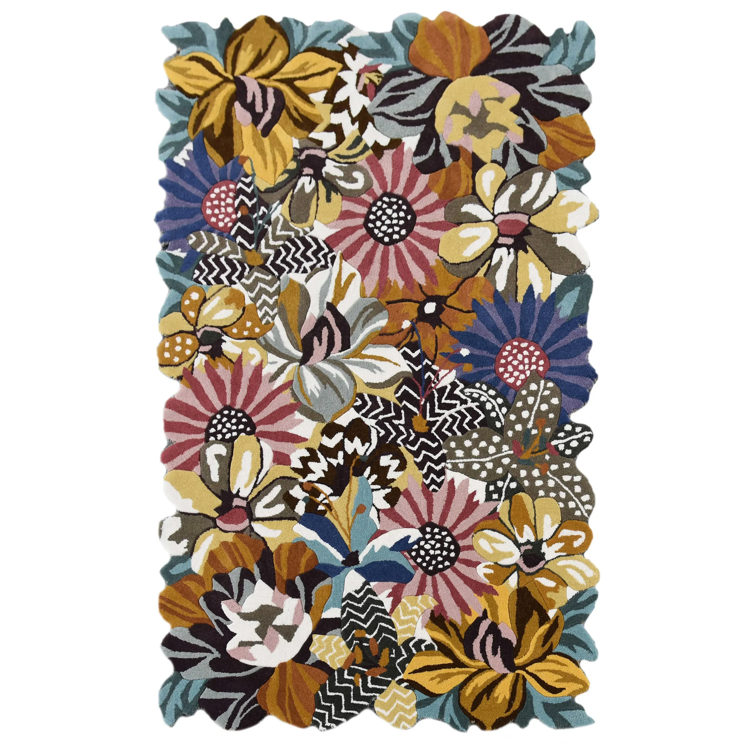 MacKenzie-Childs Milano Floral 5' x 8' Rug| Rugs