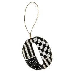 MacKenzie-Childs Monogram Beaded O Ornament| Holiday