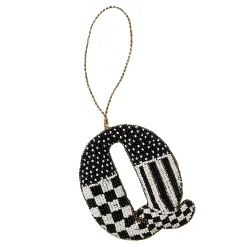MacKenzie-Childs Monogram Beaded Q Ornament| Holiday