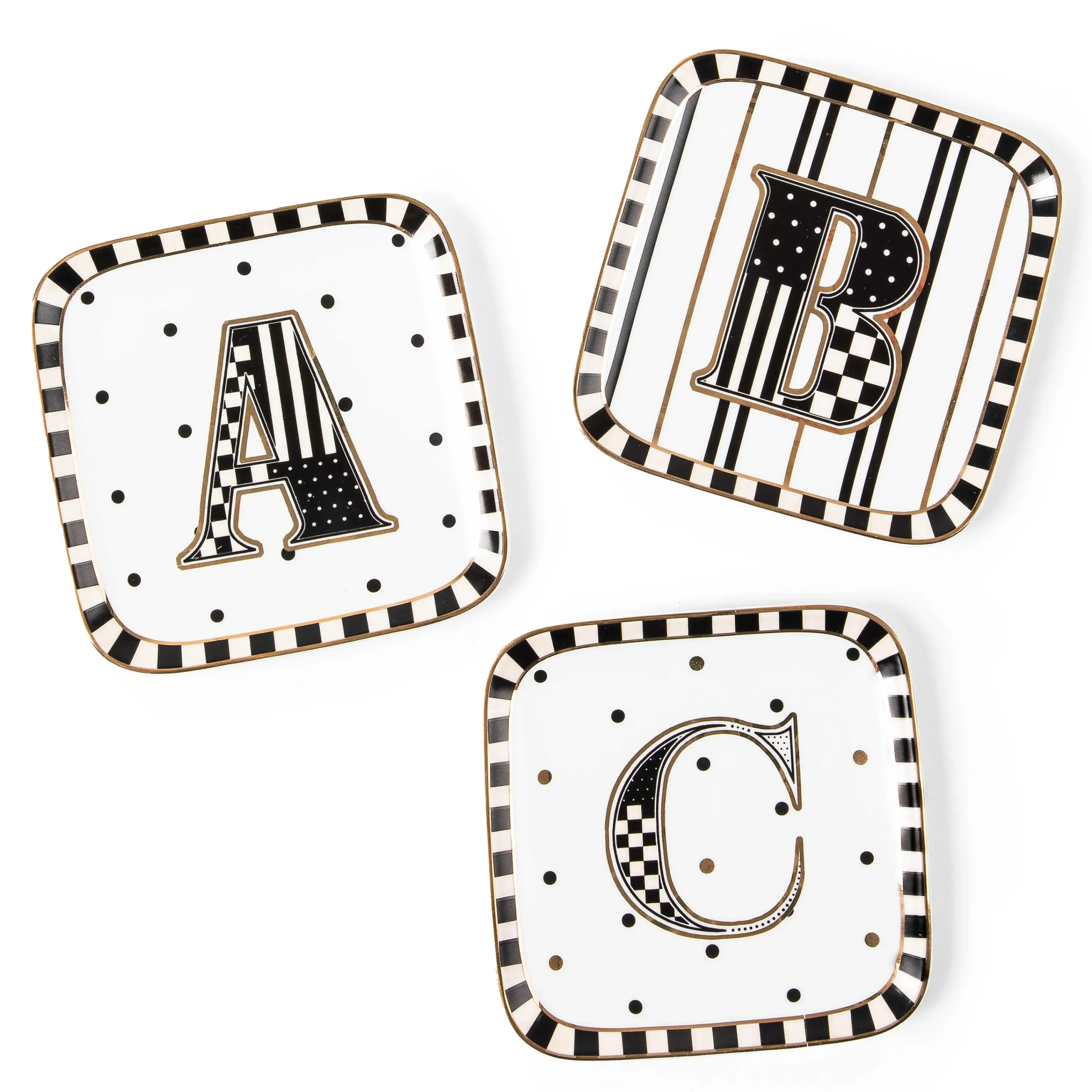 MacKenzie-Childs Monogram Dish - I| Dinnerware & Flatware