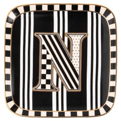 MacKenzie-Childs Monogram Dish - N| Dinnerware & Flatware