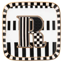 MacKenzie-Childs Monogram Dish - R| Dinnerware & Flatware