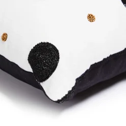 MacKenzie-Childs Monogram J Beaded Throw Pillow| Pillows, Throws, & Cushions