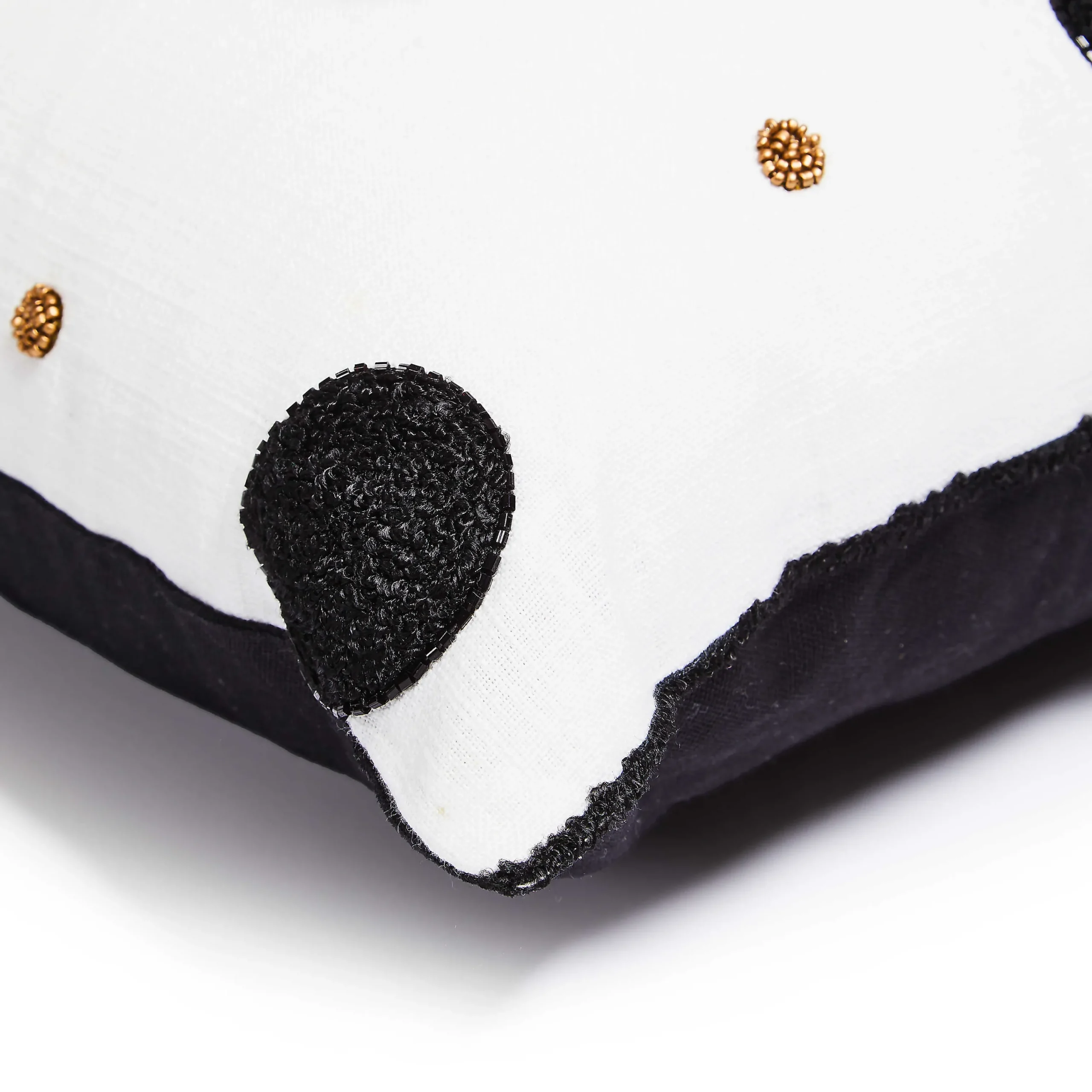 MacKenzie-Childs Monogram O Beaded Throw Pillow| Pillows, Throws, & Cushions