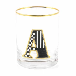 MacKenzie-Childs Monogram Tumbler - A| Holiday|Drinkware